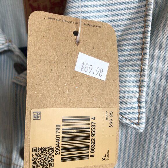 Levi's Ex Boyfriend Trucker Jean Jacket - Picture 11 of 12